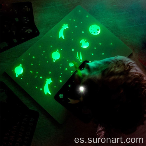 Tablero de dibujo de acrílico superfino Tablero de dibujo fluorescente